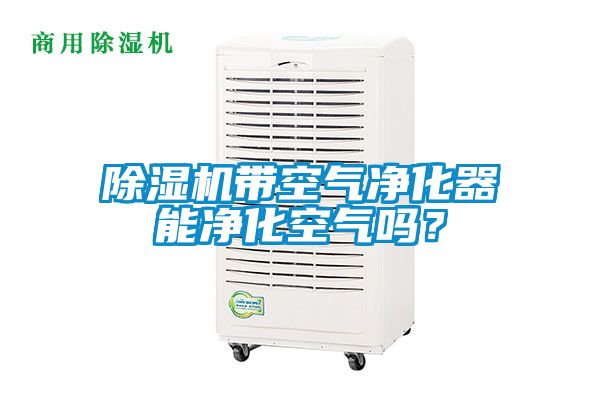 除濕機(jī)帶空氣凈化器能凈化空氣嗎？