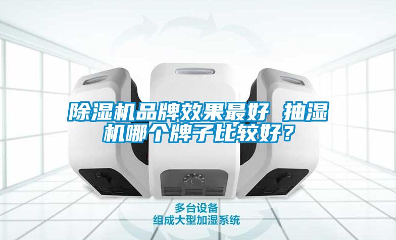 除濕機品牌效果最好 抽濕機哪個牌子比較好？