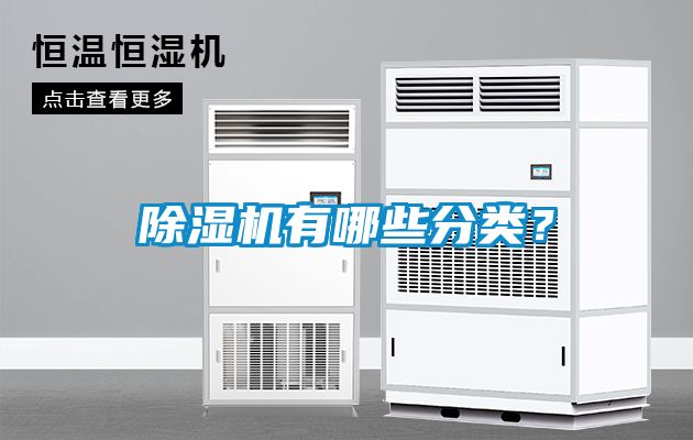 除濕機有哪些分類？