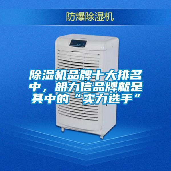 除濕機(jī)品牌十大排名中，朗力信品牌就是其中的“實(shí)力選手”