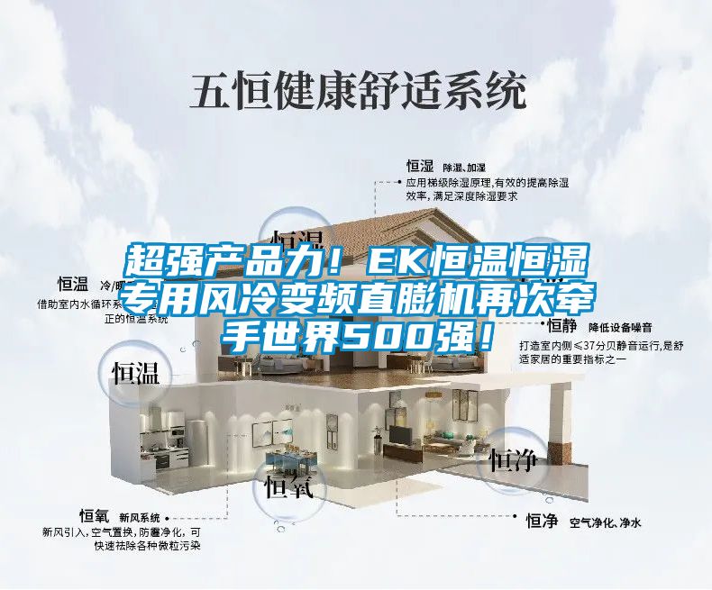 超強產(chǎn)品力！EK恒溫恒濕專用風冷變頻直膨機再次牽手世界500強！