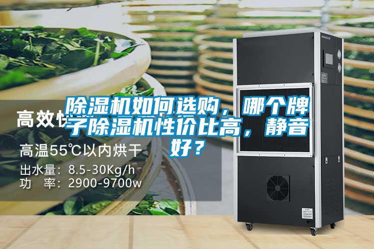 除濕機(jī)如何選購，哪個牌子除濕機(jī)性價比高，靜音好？