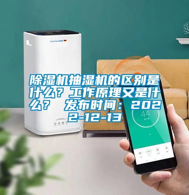 除濕機(jī)抽濕機(jī)的區(qū)別是什么？工作原理又是什么？ 發(fā)布時(shí)間：2022-12-13