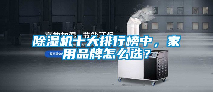 除濕機(jī)十大排行榜中，家用品牌怎么選？