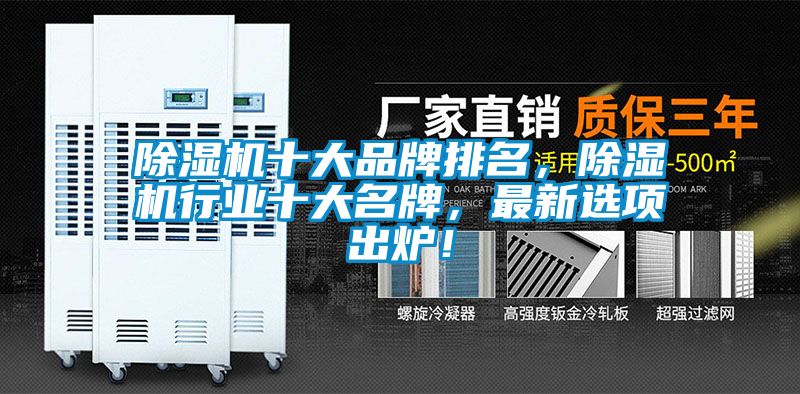 除濕機(jī)十大品牌排名，除濕機(jī)行業(yè)十大名牌，最新選項(xiàng)出爐！