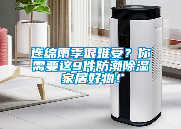 連綿雨季很難受？你需要這9件防潮除濕家居好物！