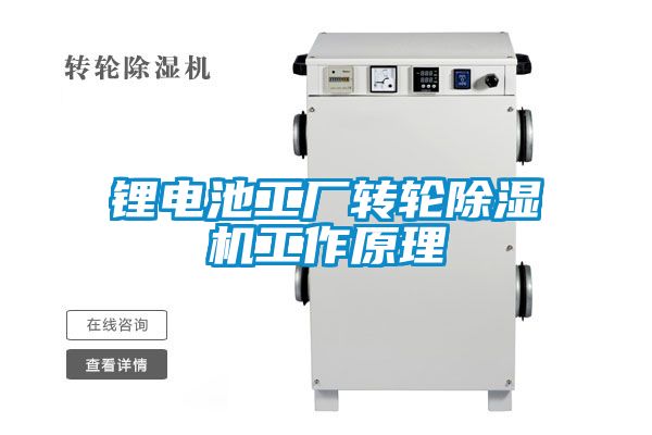 鋰電池工廠轉(zhuǎn)輪除濕機工作原理