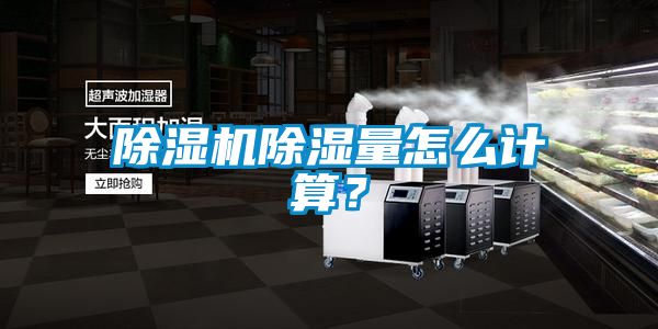 除濕機除濕量怎么計算？