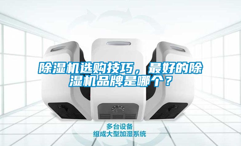 除濕機選購技巧，最好的除濕機品牌是哪個？