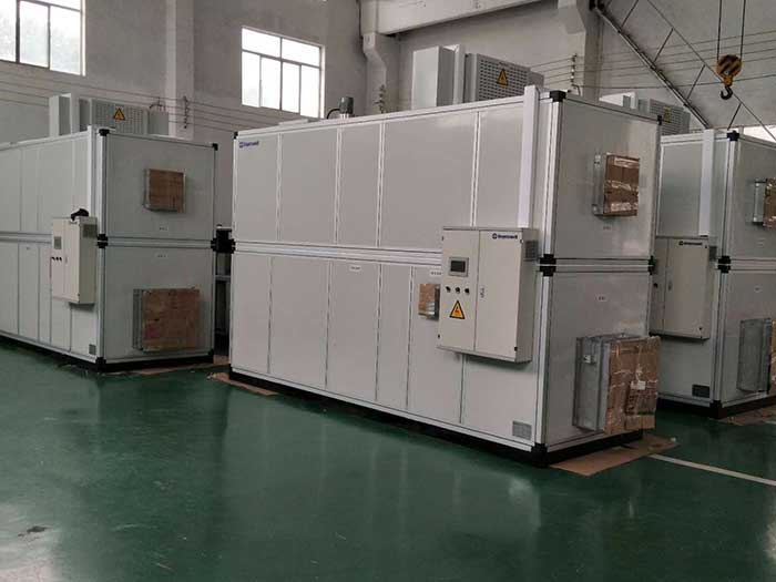 濟南銘威化工鋰電池鈷酸鋰零下40℃露點，三臺全新風轉(zhuǎn)輪除濕機組